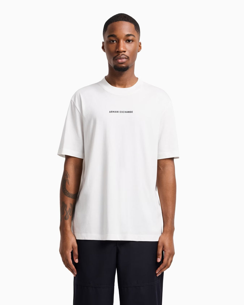 Armani Exchange uomo t-shirt XM000588AF12308 U009 Bianco