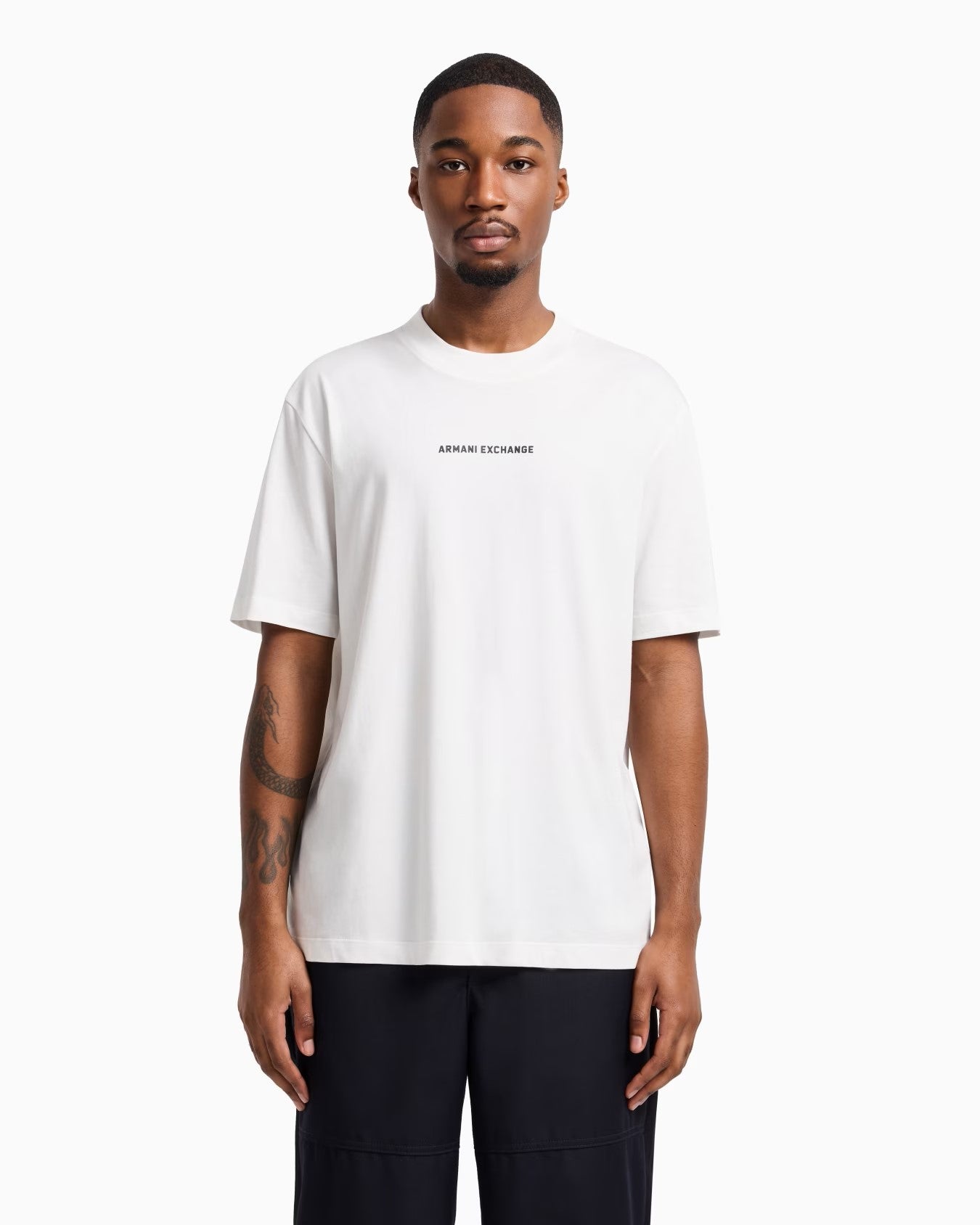 Armani Exchange uomo t-shirt XM000588AF12308 U009 Bianco