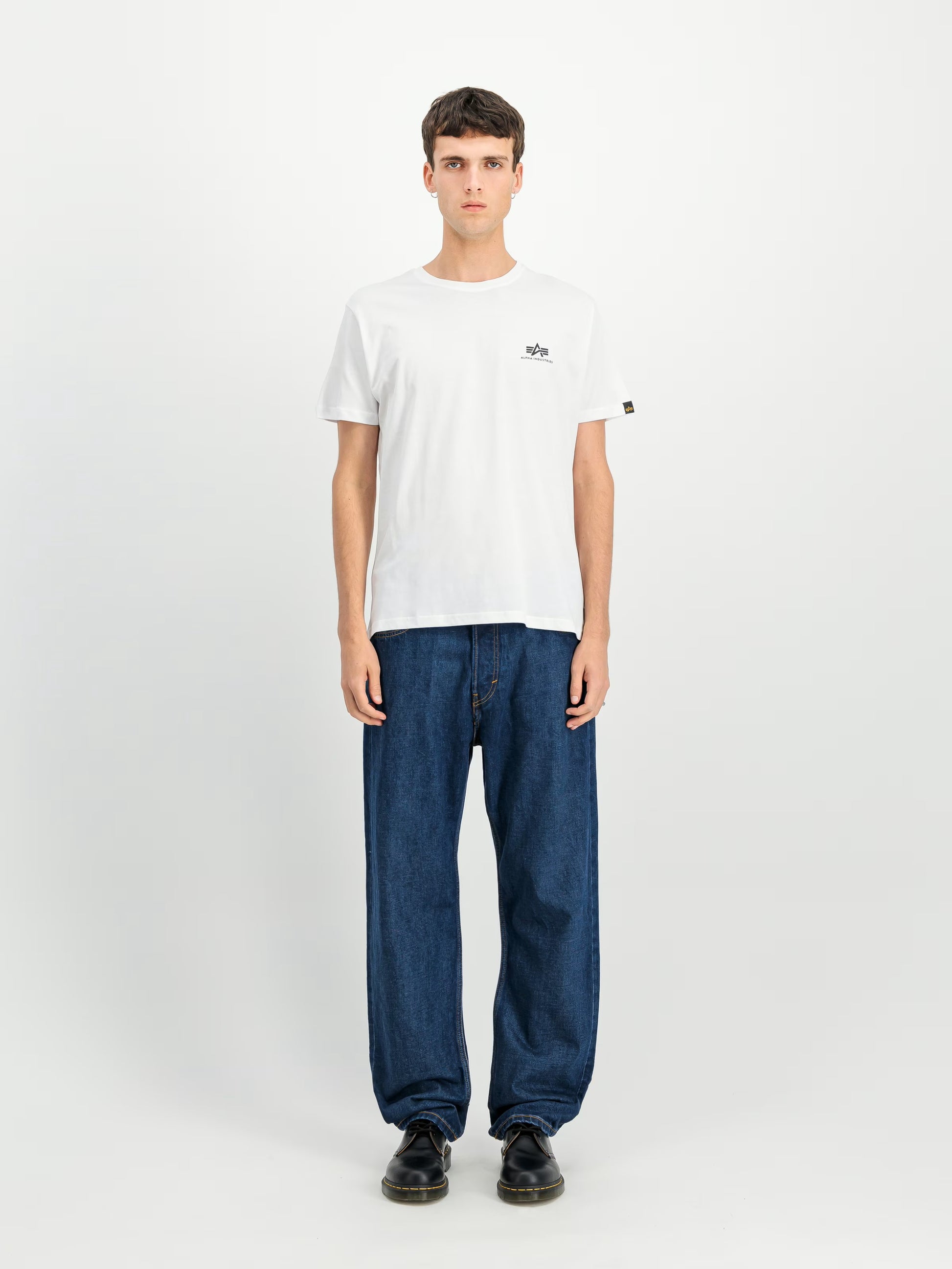 Alpha Industries uomo t-shirt Blackprint T X128507 09