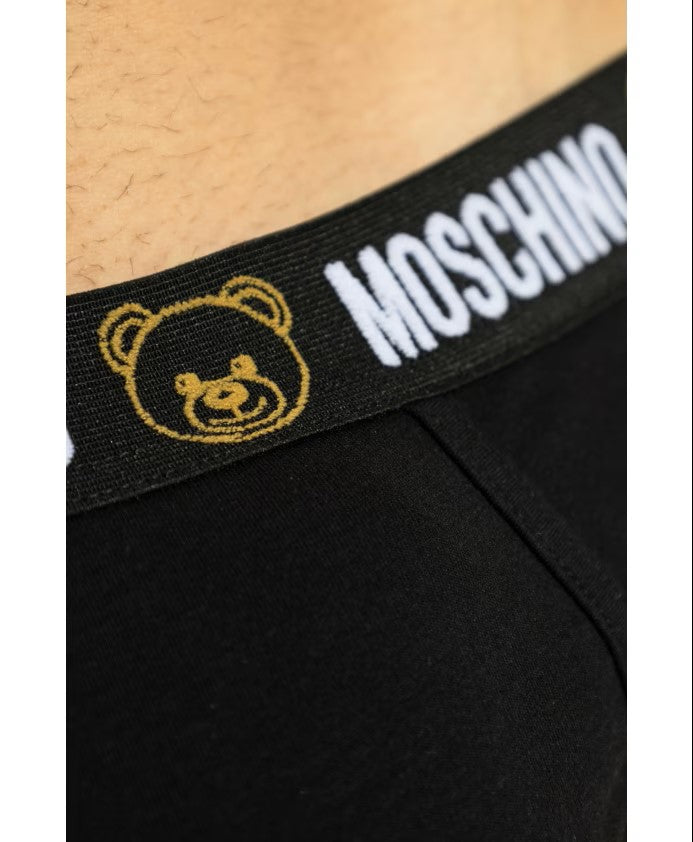 moschino uomo slip 242V11301-4406 0555 Nero