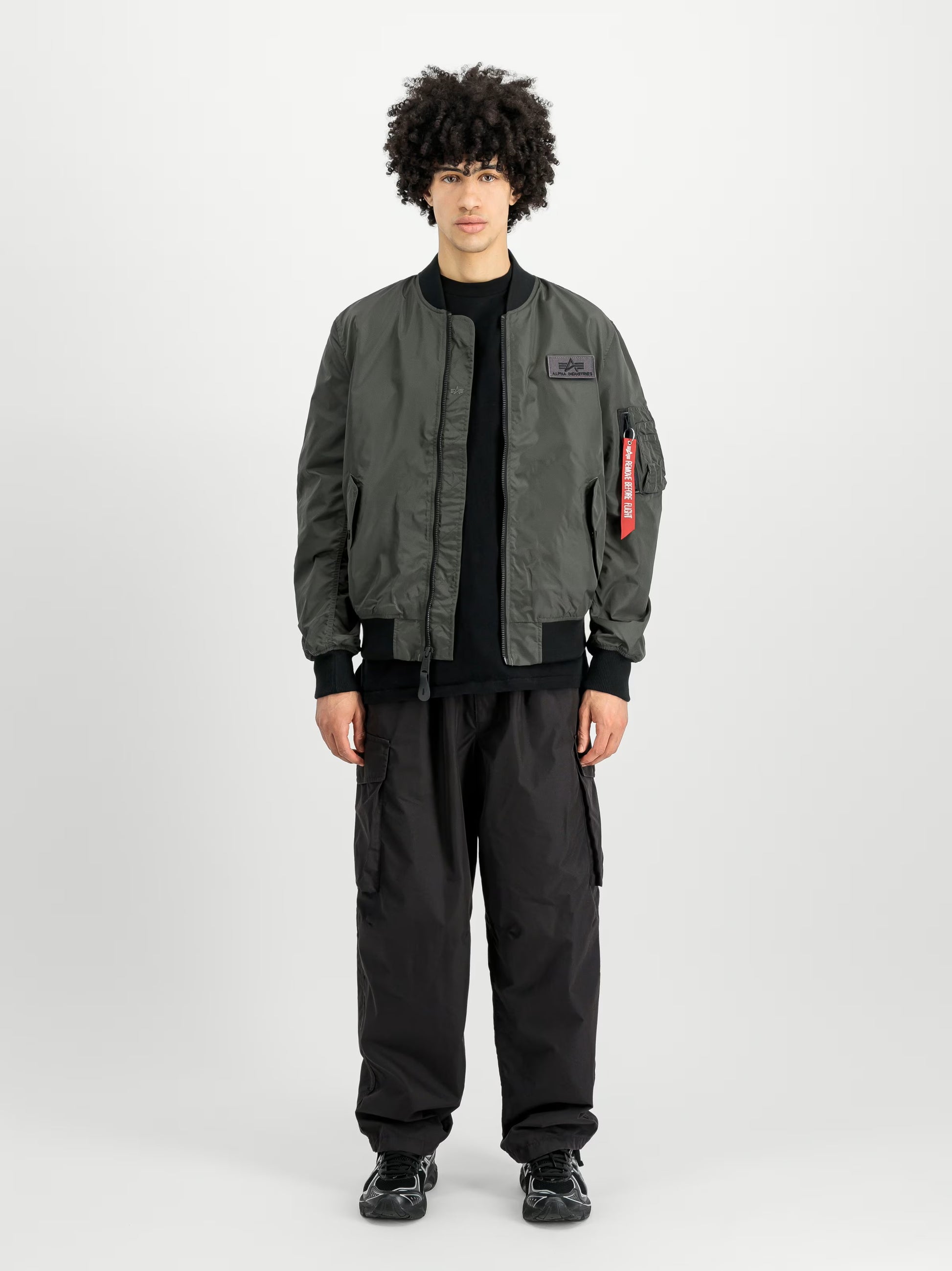 Alpha Industries uomo giubbino MA-1 TTC X126101 136 greyblack