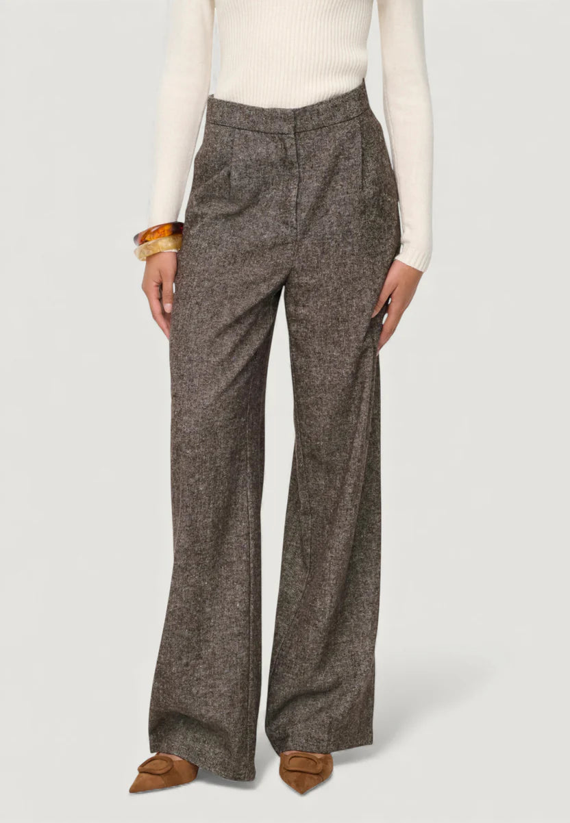 Only donna pantalone BEKKA LIFE WIDE WOLL