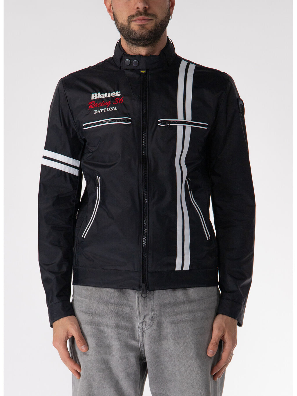 Blauer uomo giubbino Tetlow 25SBLUC01121007105 999 nero