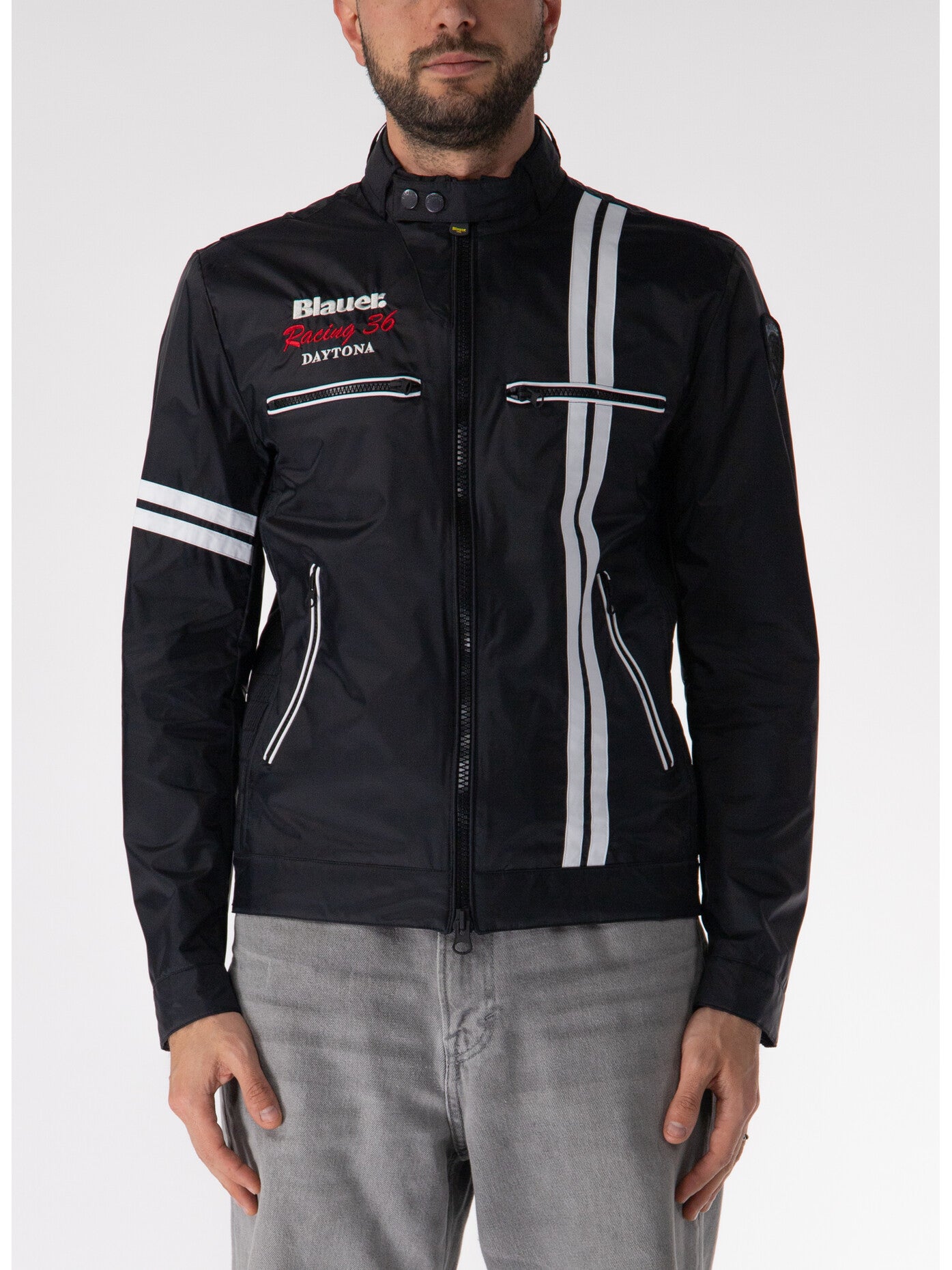 Blauer uomo giubbino Tetlow 25SBLUC01121007105 999 nero