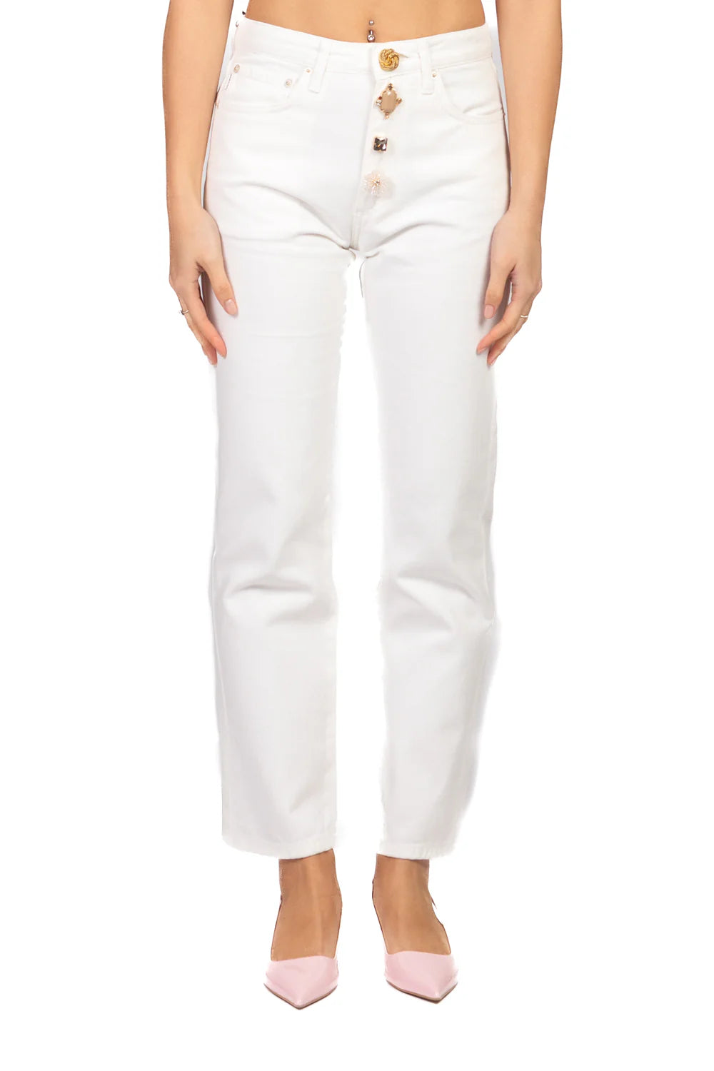 Vicolo donna jeans DAB5112 Bianco
