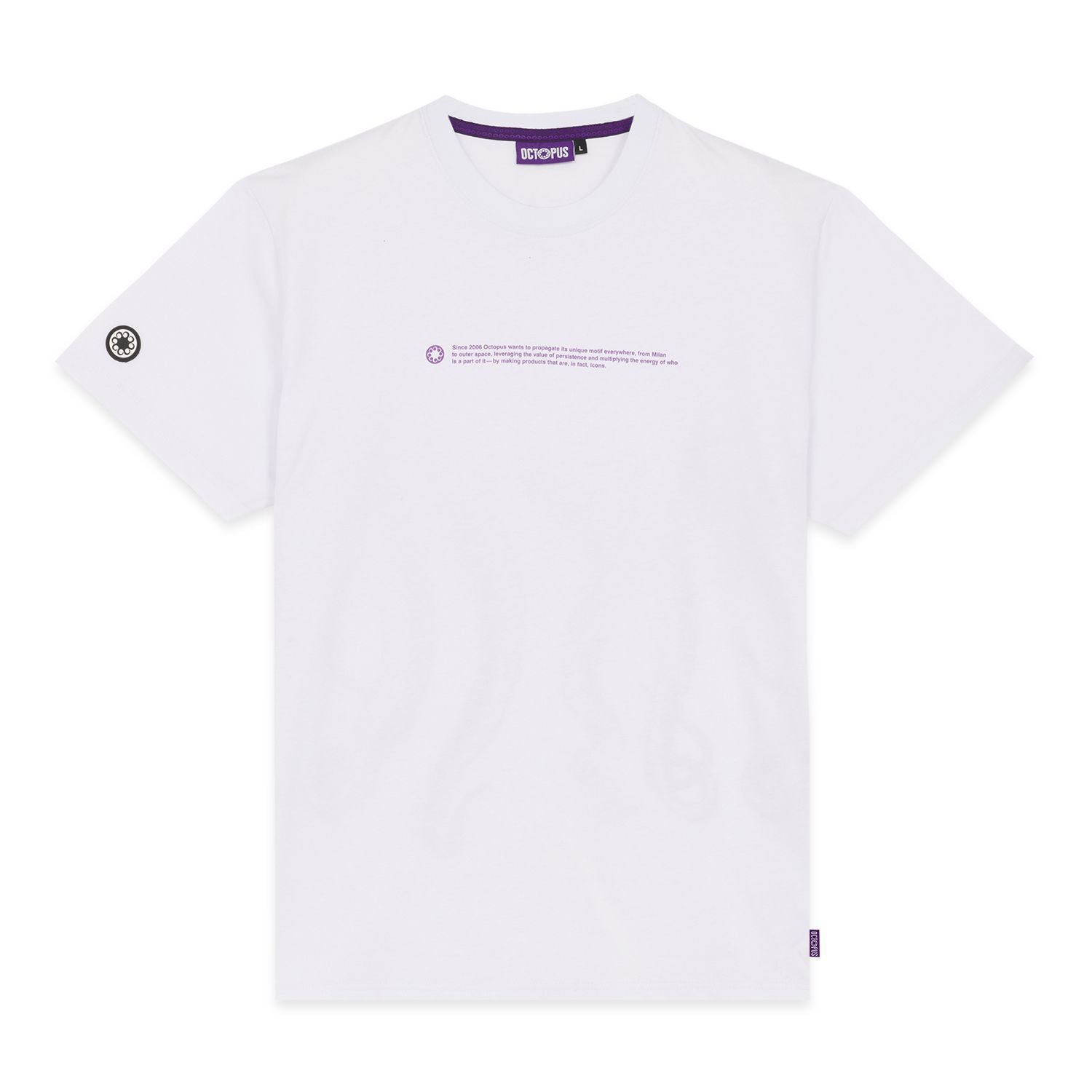 Octopus uomo t-shirt outline logo 23WOTS18