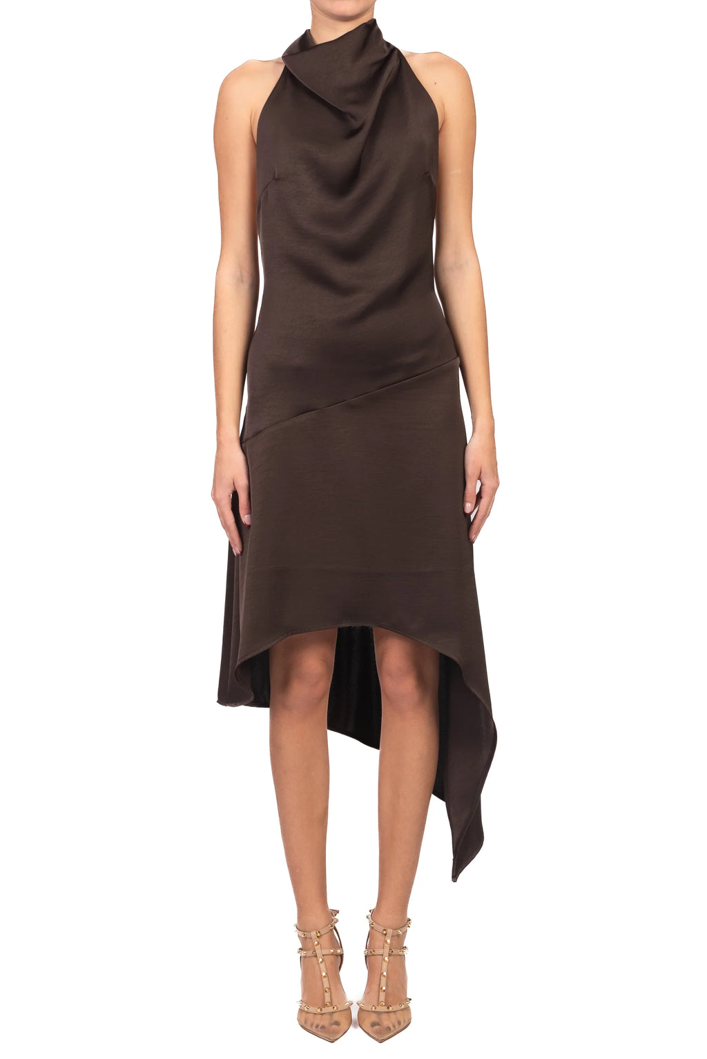 Vicolo donna abito TAB1564 MARRONE
