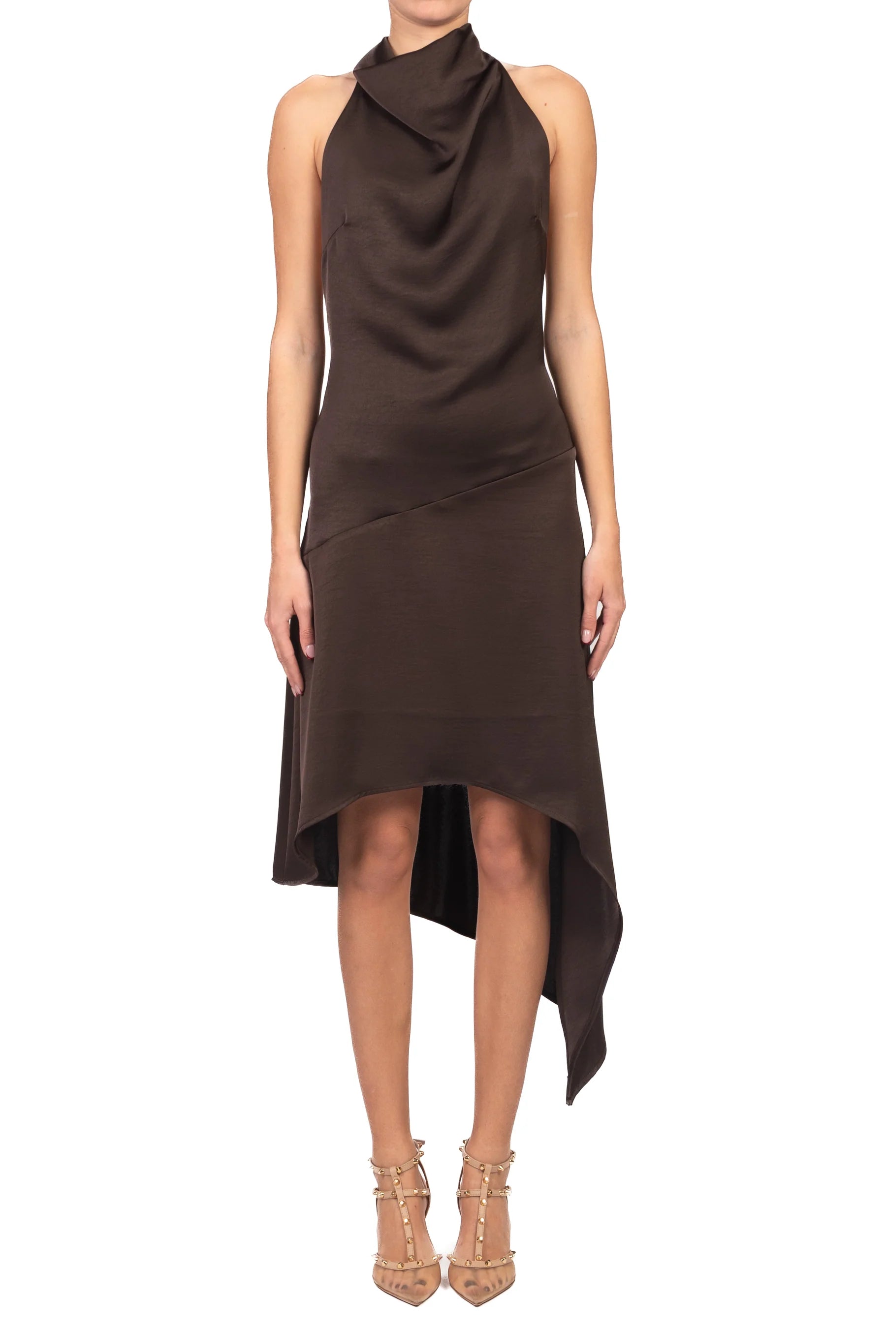 Vicolo donna abito TAB1564 MARRONE