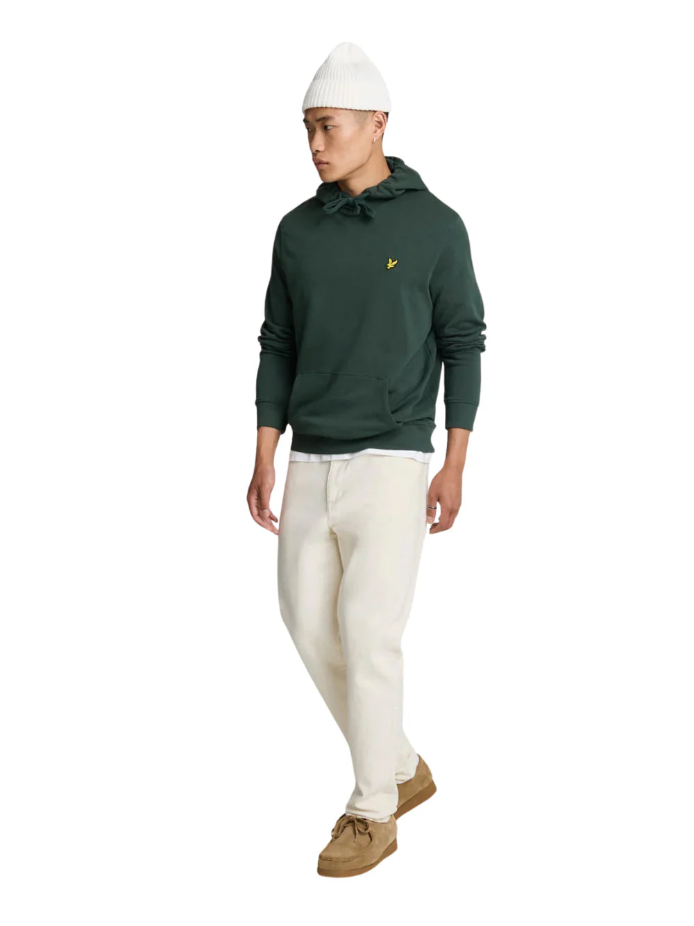 lyle & scott uomo felpa brushed back ML1139V X311