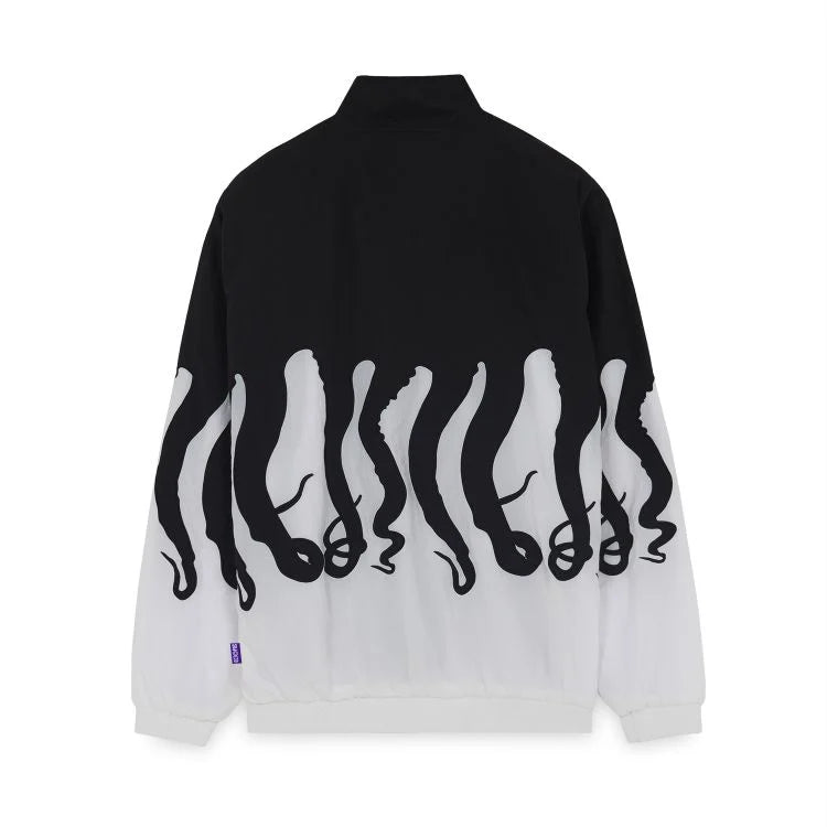 Octopus uomo felpa Original Track Top 24SOSZ01 Bianco/Nero