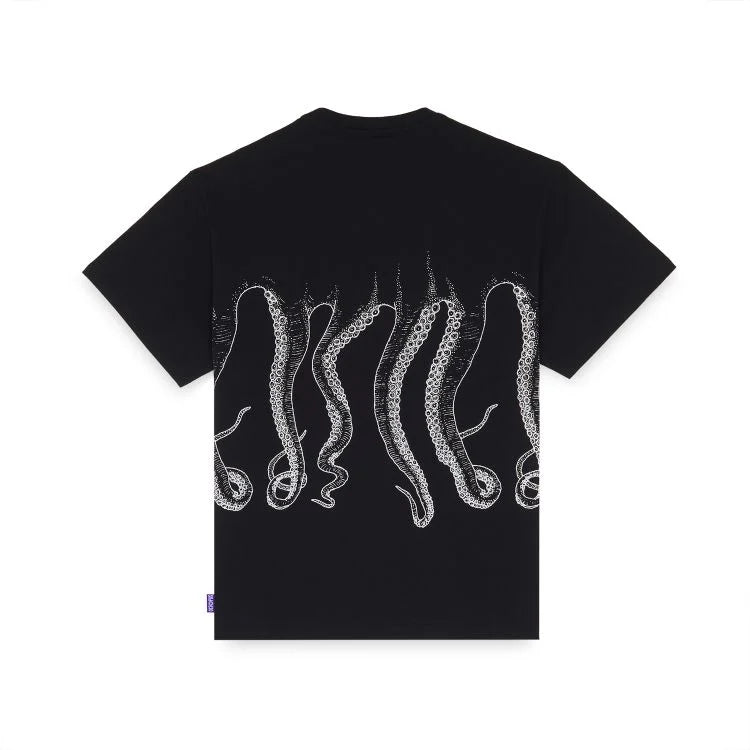 Octopus uomo t-shirt Logo 24SOTS18 Nero