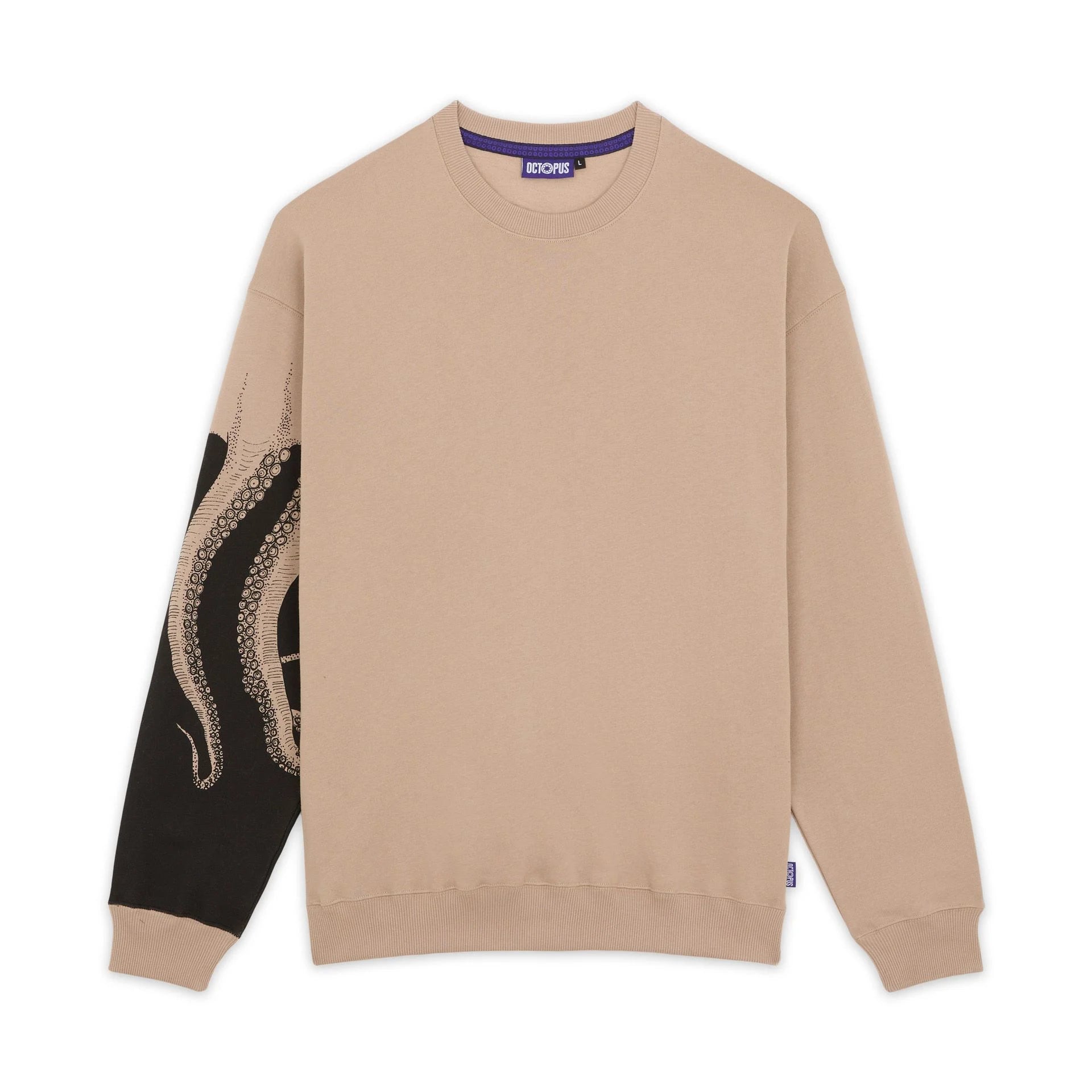 Octopus uomo felpa Side Crewneck 24WOSC10