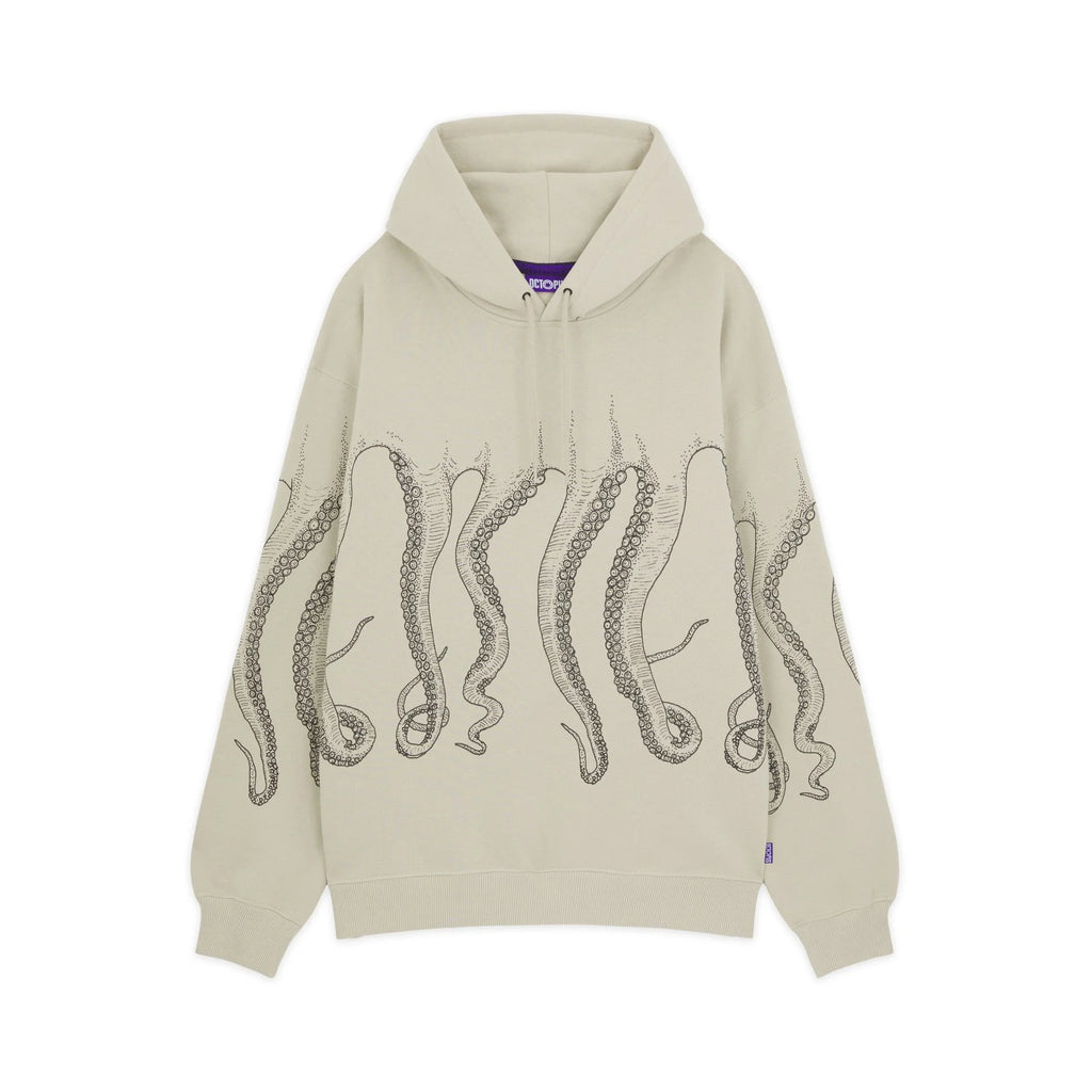 Octopus uomo felpa Outline Hoodie 24WOSH03