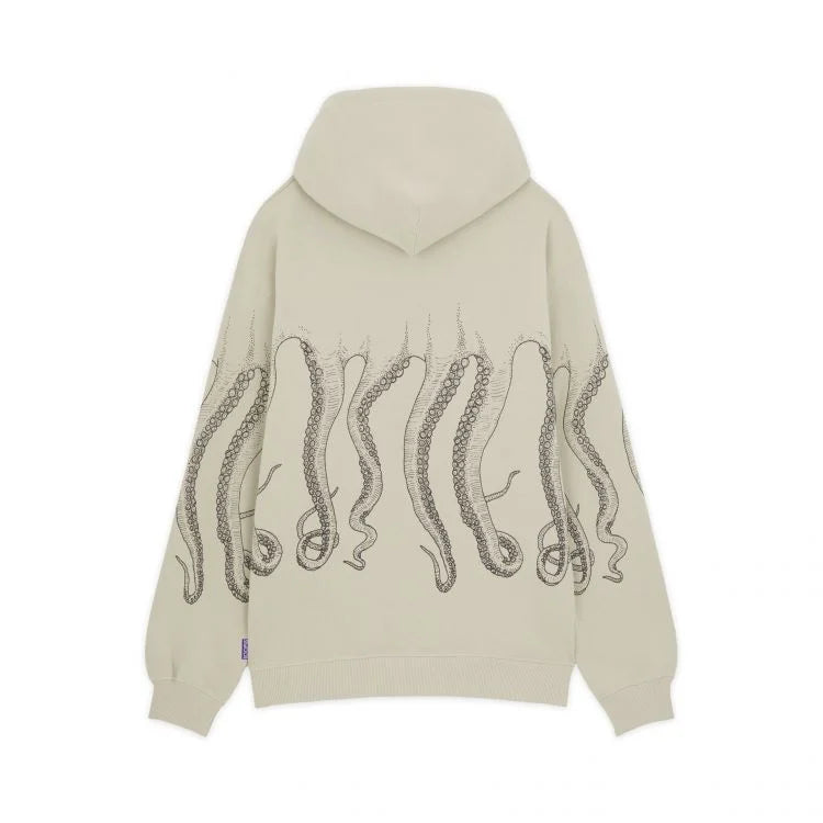 Octopus uomo felpa Outline Hoodie 24WOSH03