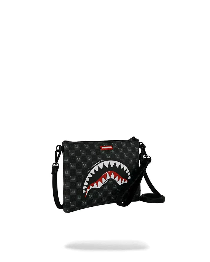 Sprayground pochette SIP WTF BUBBLY BLACK CHECK 9318