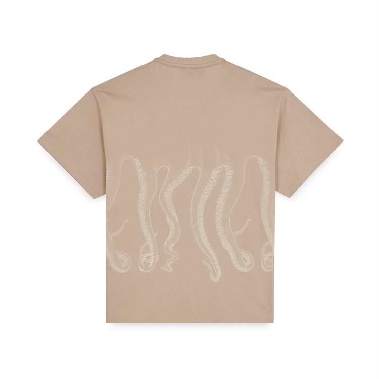 Octopus uomo t-shirt Outline Tee 25SOTS03 Beige