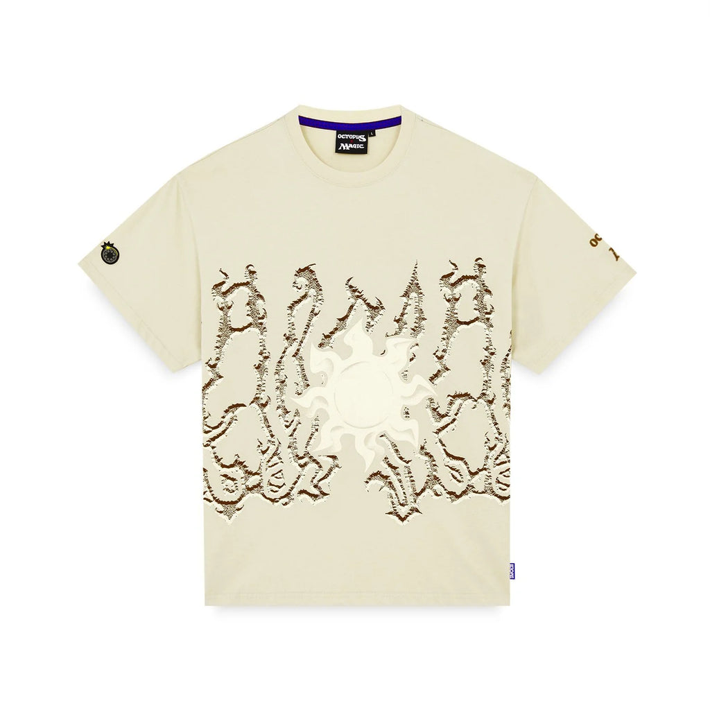 Octopus uomo t-shirt The Gathering Plains 25SOTS90 crema