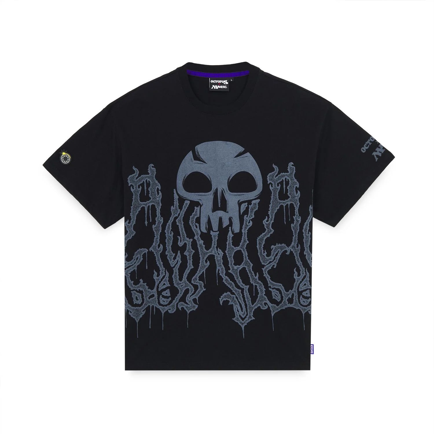 Octopus uomo t-shirt The Gathering Swamp 25SOTS91 nero