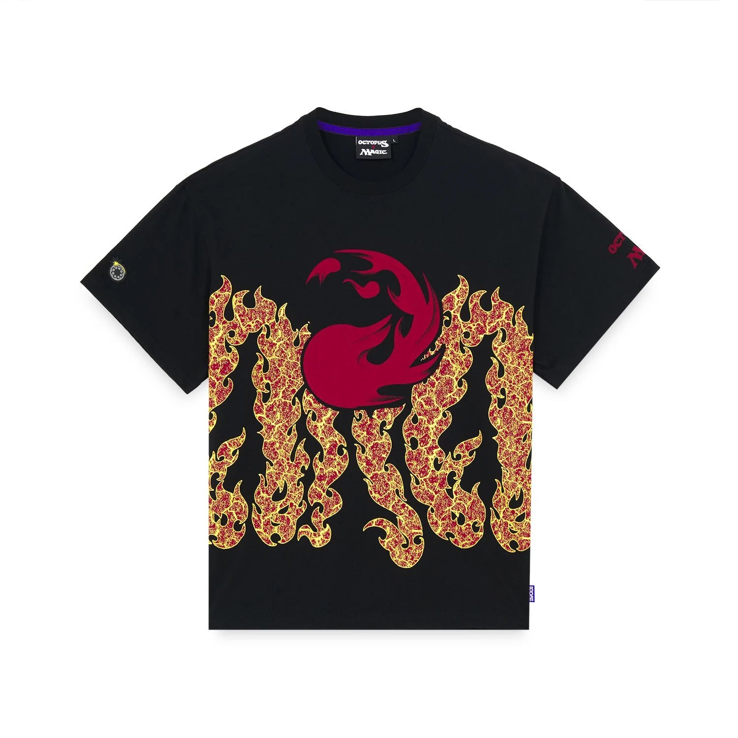 Octopus uomo t-shirt The Gathering Mountain 25SOTS92 nero