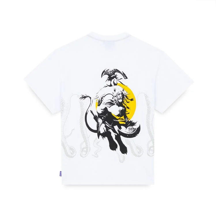Octopus uomo t-shirt The Gathering Ajani 25SOTS93 bianco