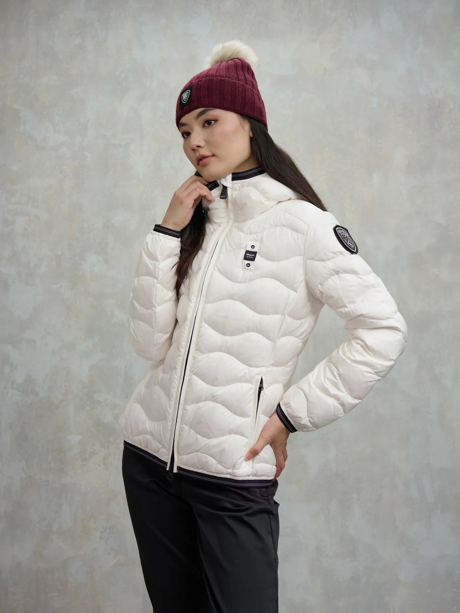 Blauer donna giubbino Camelia 25WBLDC03095-006047
