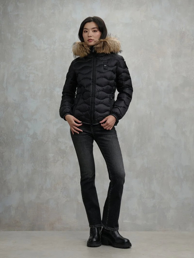 Blauer donna giubbino Aldie 25WBLDc03096-006047