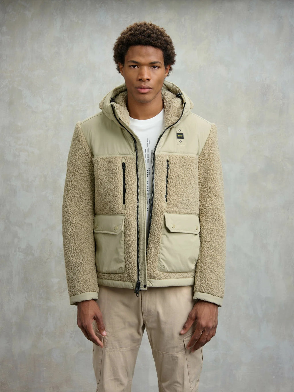 Blauer uomo giubbino Wilcock 25WBLUC01225-006374