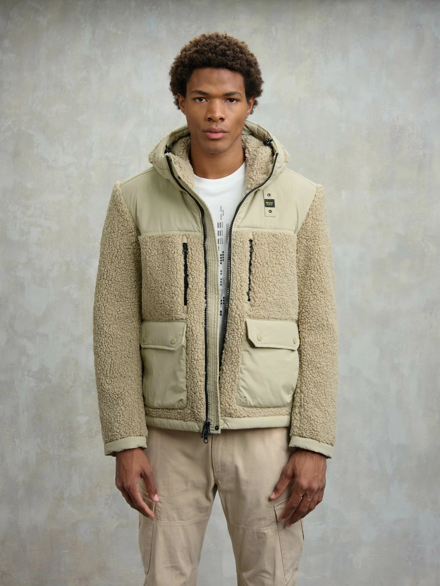 Blauer uomo giubbino Wilcock 25WBLUC01225-006374