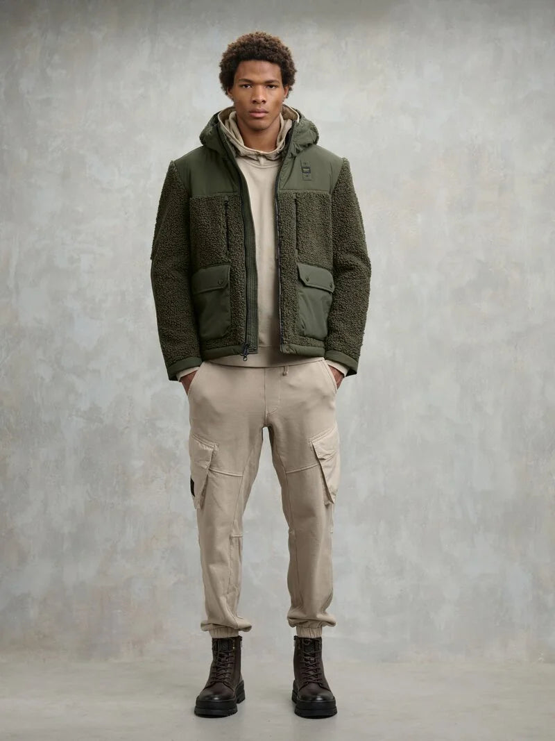 Blauer uomo giubbino Wilcock 25WBLUC01225-006374