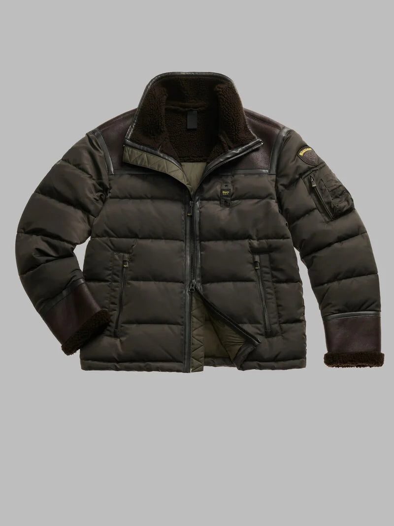 Blauer uomo giubbino Organ 25WBLUC02028-007280