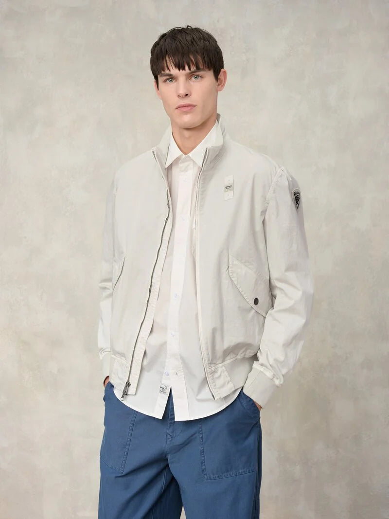 Blauer uomo giubbino 26SBLUC04139-007449 BADGER DYED