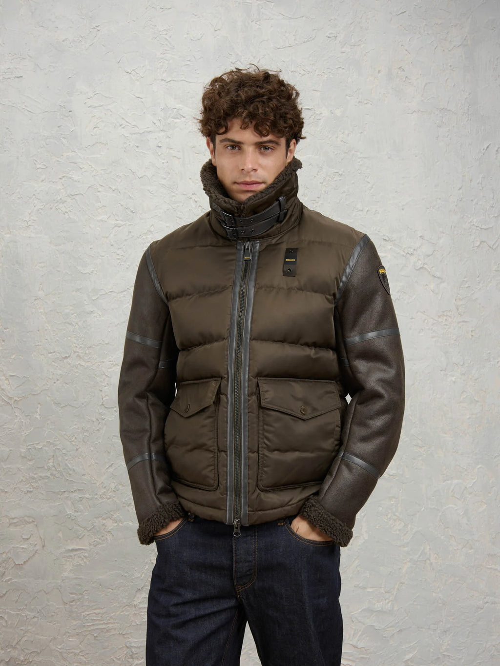 Blauer giubbino AMHERST 26WBLUC02239-007280