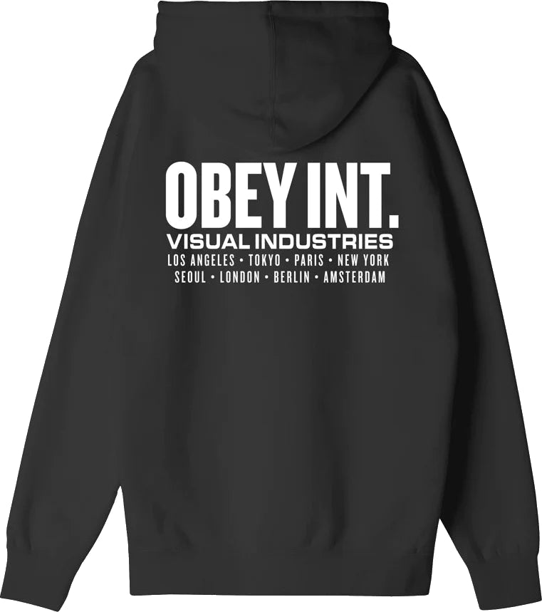 Obey Uomo Felpa Int. visual Industries 22MC0000720