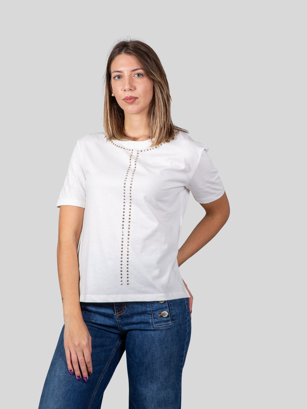 Gold rush donna t-shirt W1PEIO06