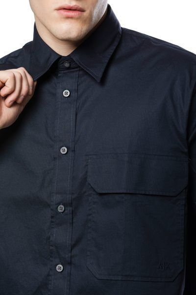 Armani Exchange uomo camicia XM000449 AF13167 UB101 Navy