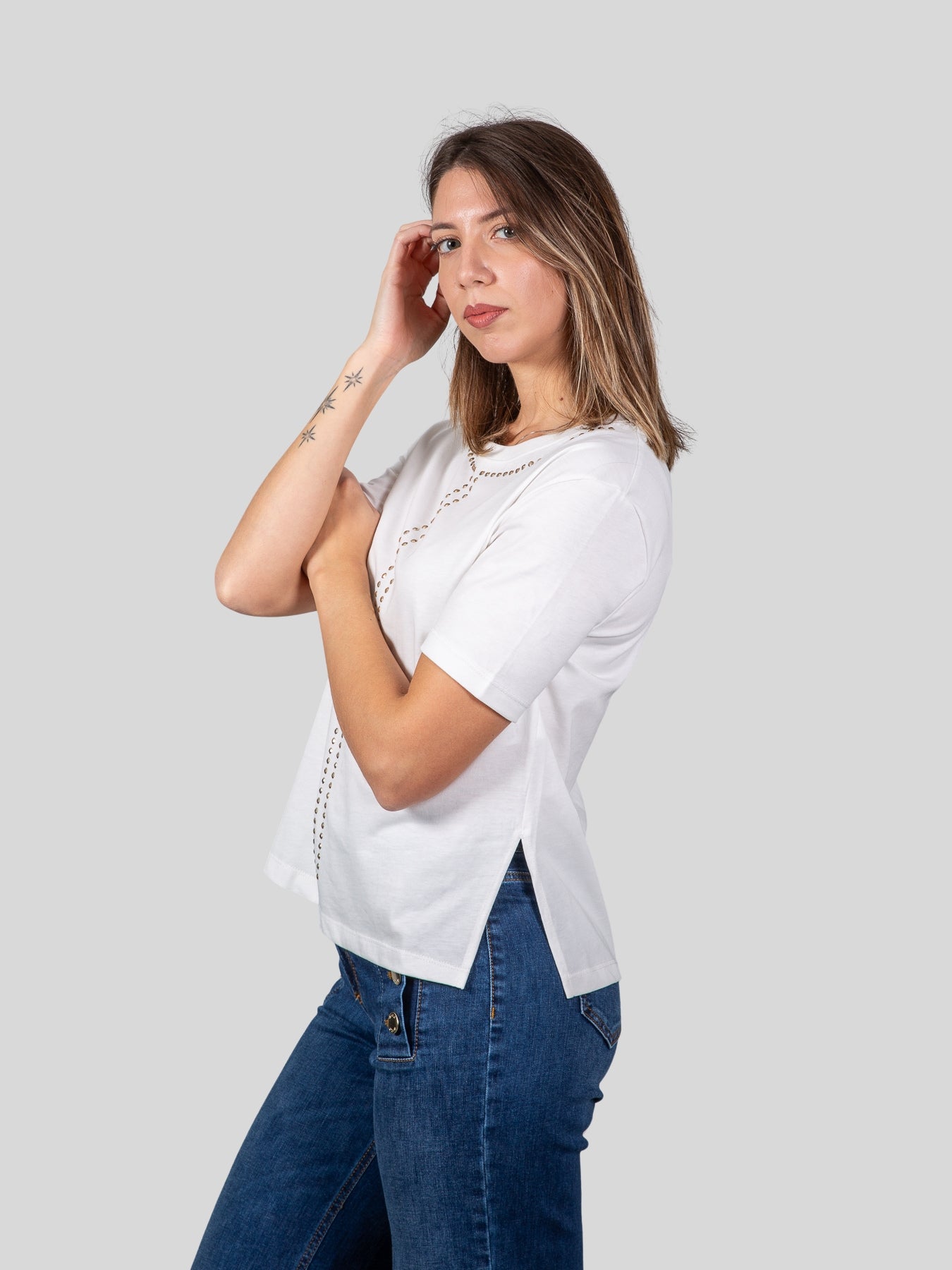 Gold rush donna t-shirt W1PEIO06