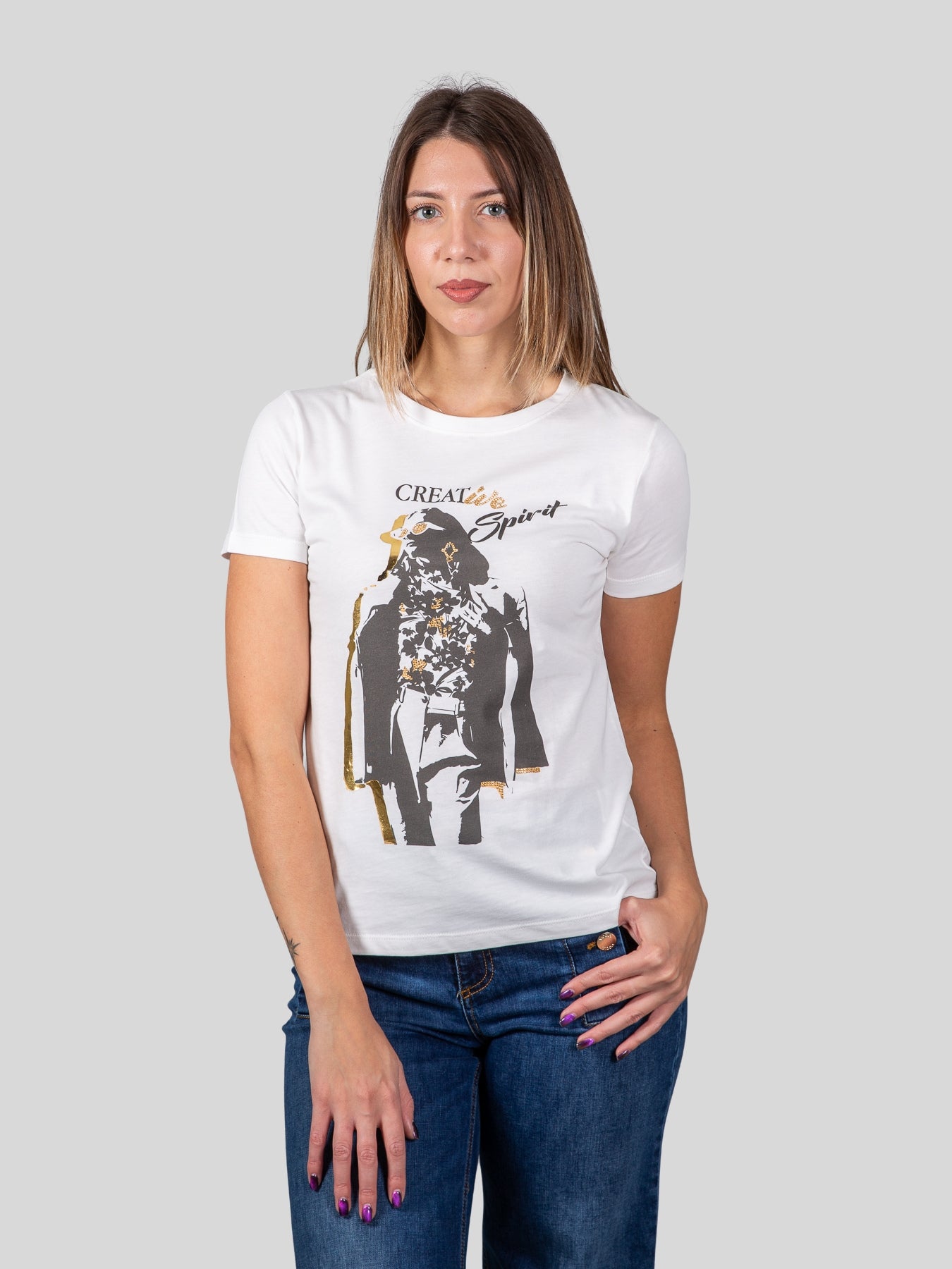 Gold rush donna t-shirt W1SARRE01