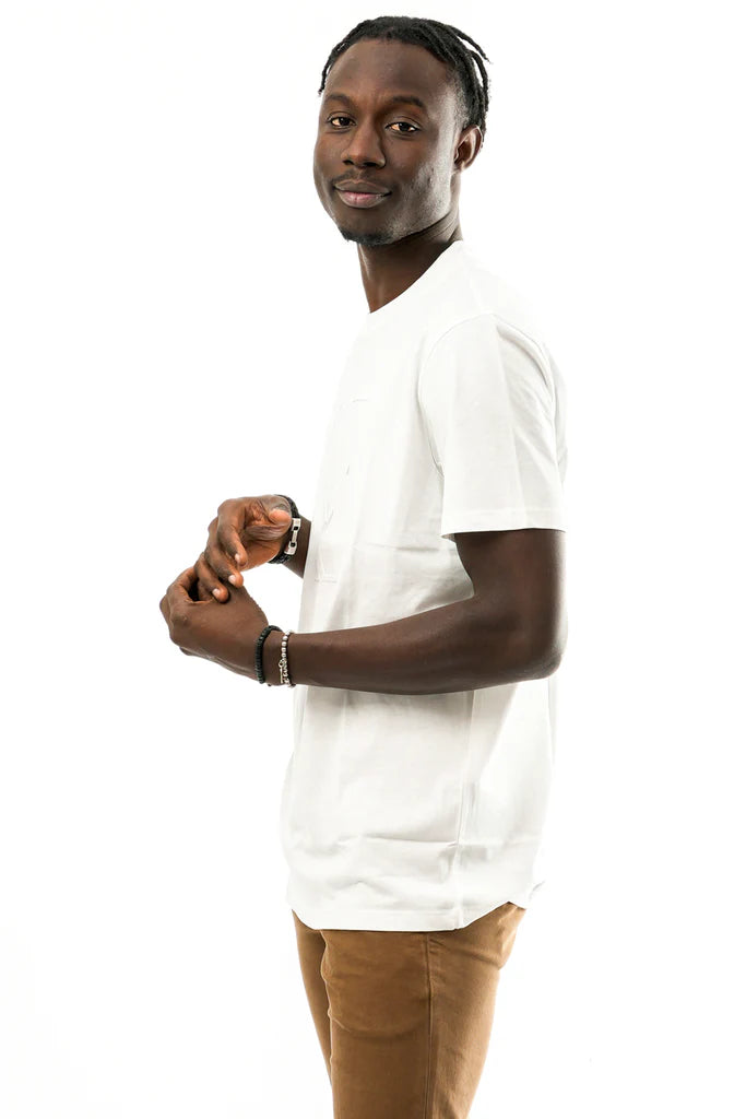 armani exchange uomo t-shirt 6DZTJH ZJ8EZ 1116 Bianco