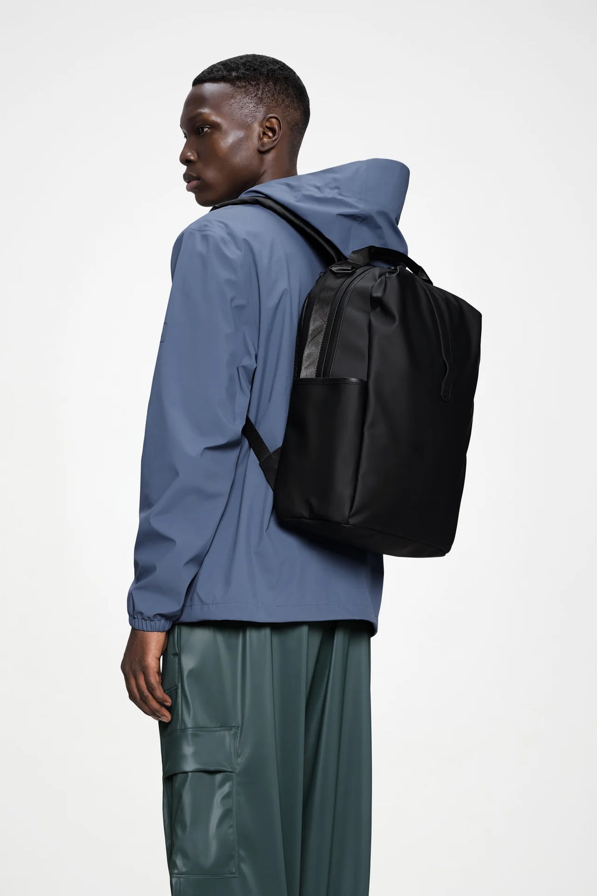 Rains zaino Clip Front Backpack W3 Black 14890