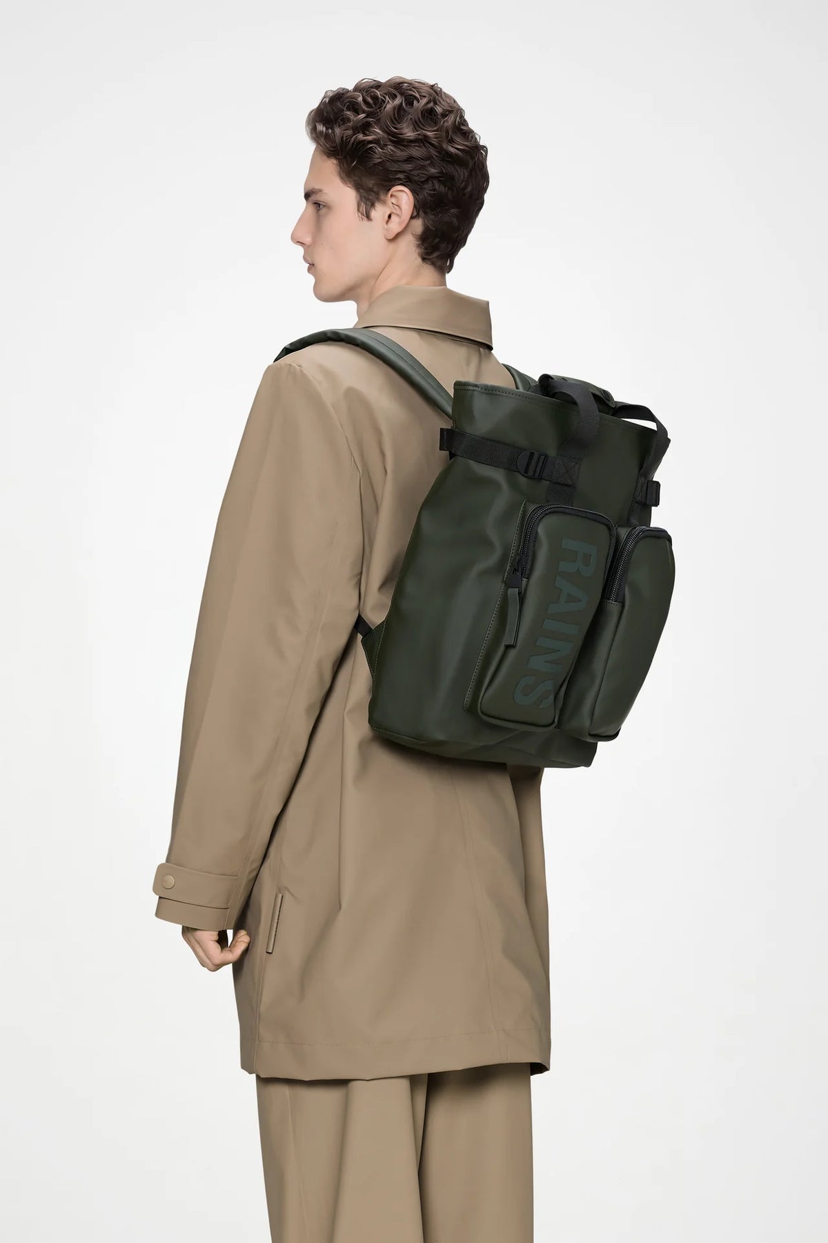 Rains zaino Texel Tote Backpack W3 Green 14240