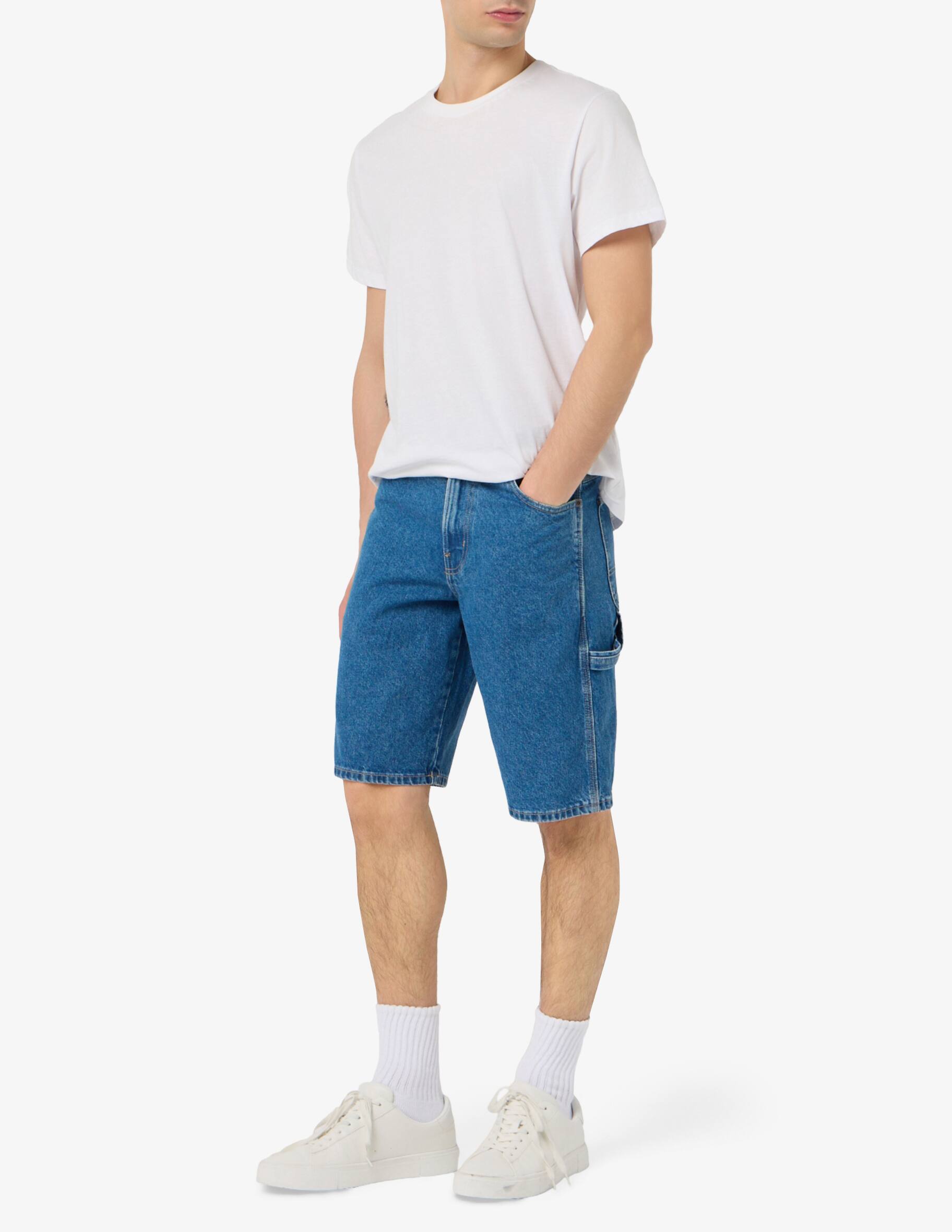 DICKIES Uomo SHORT CARPENTER JEANS DK0A88FCCLB1
