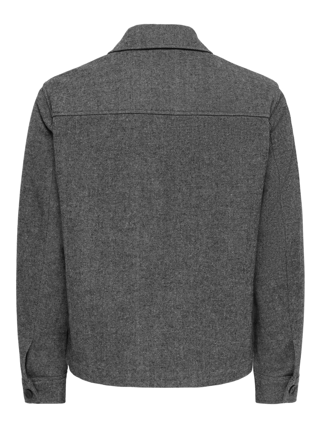 Only&Sons giubbino LUTON REG OVERSHIRT 22039899 Anthracite Melange