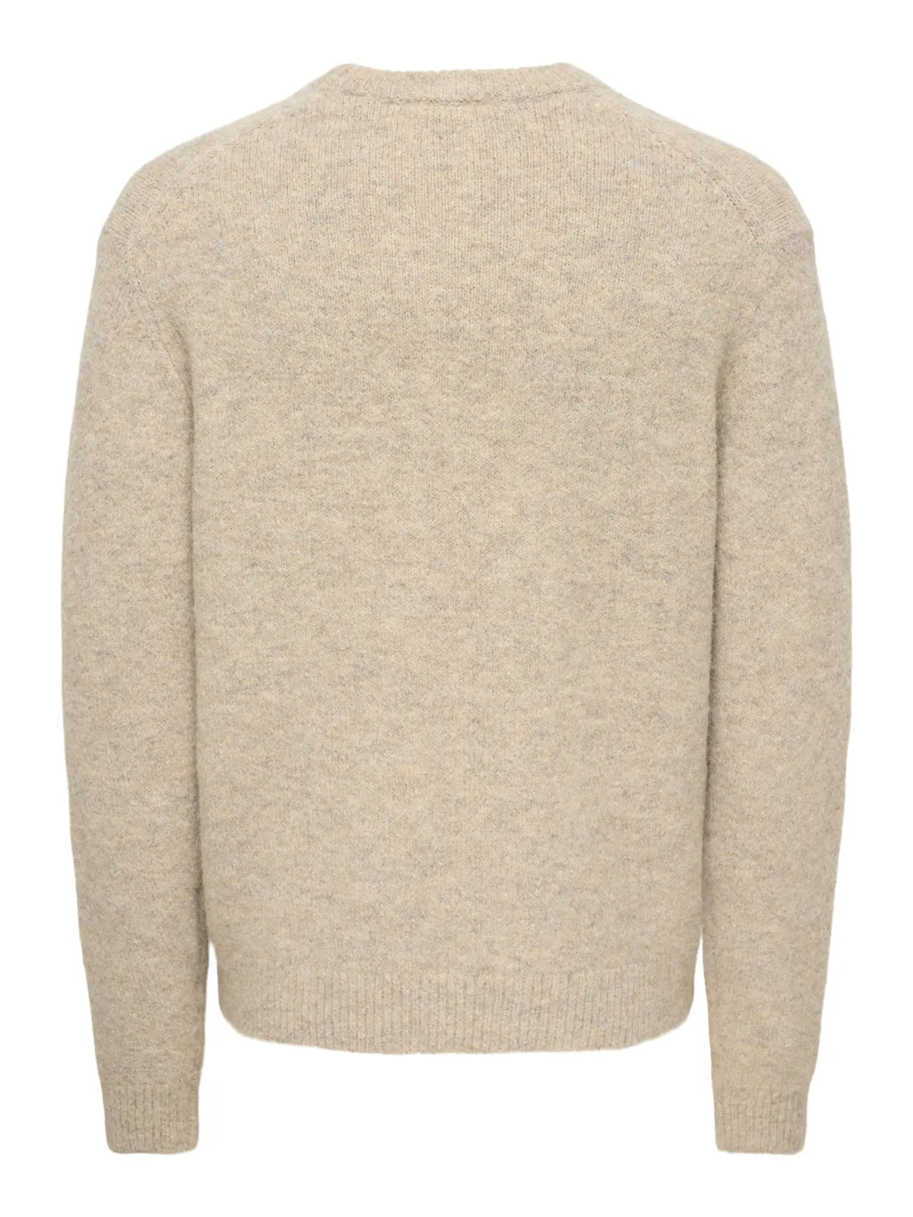 Only&Sons maglia HALE LS RLX CREW KNIT 22037584 Silver Lining