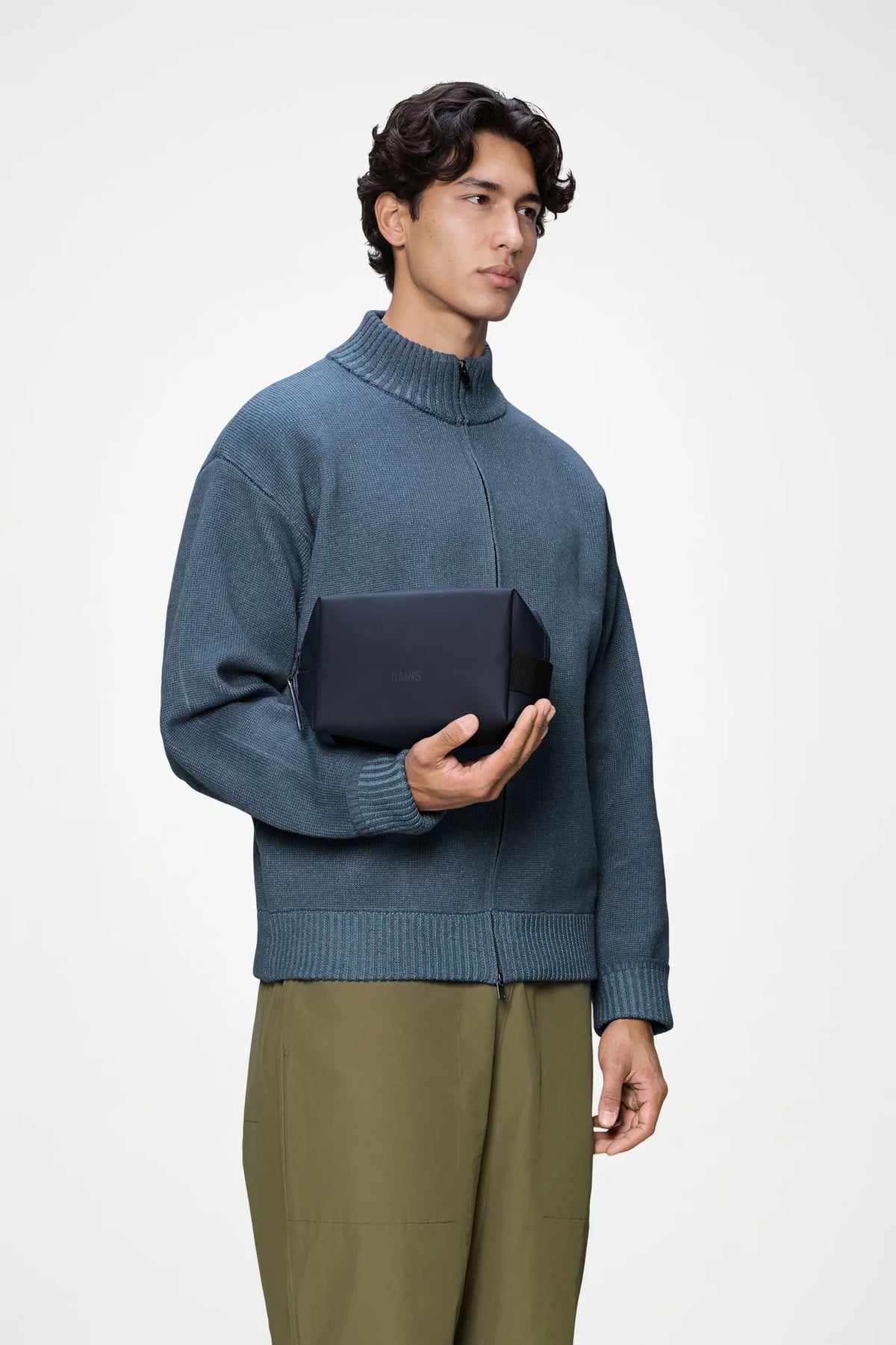 Rains pochette Wash Bag Small W3 Navy 15580