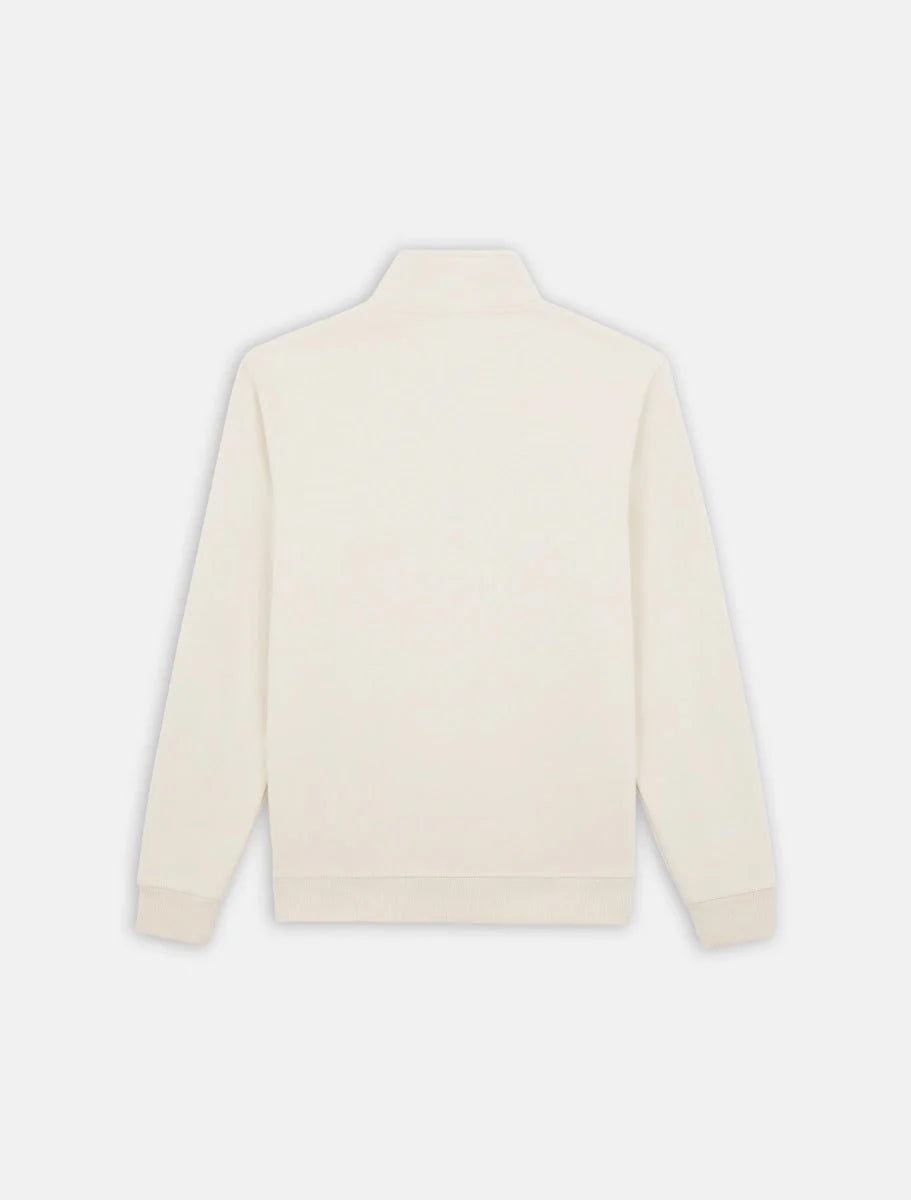 Dickies felpa OAKPORT QUARTER ZIP WHITECAP GRAY