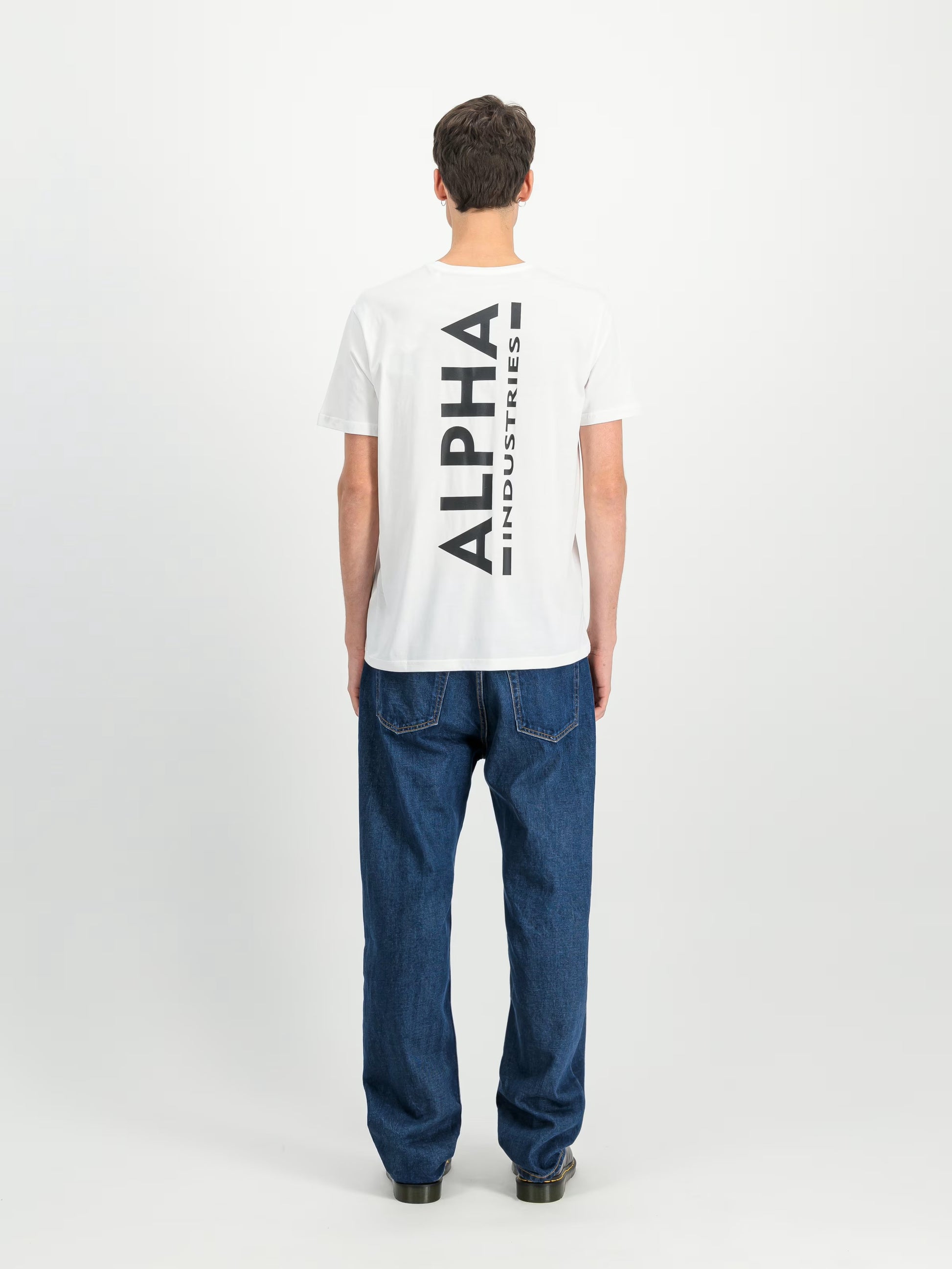 Alpha Industries uomo t-shirt Blackprint T X128507 09
