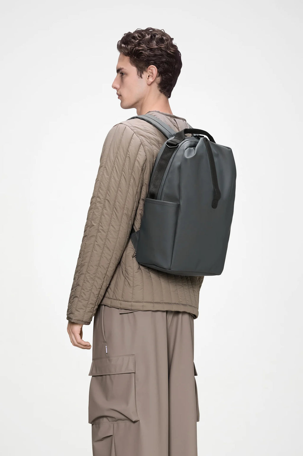 Rains zaino Clip Front Backpack W3 Dark Grey 14890
