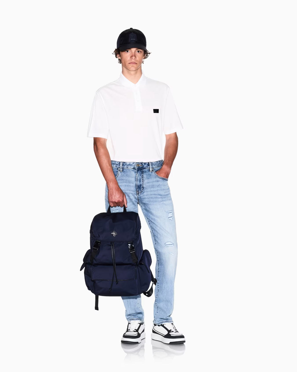 Armani Exchange uomo polo XM000484AF10364u0009 Bianco