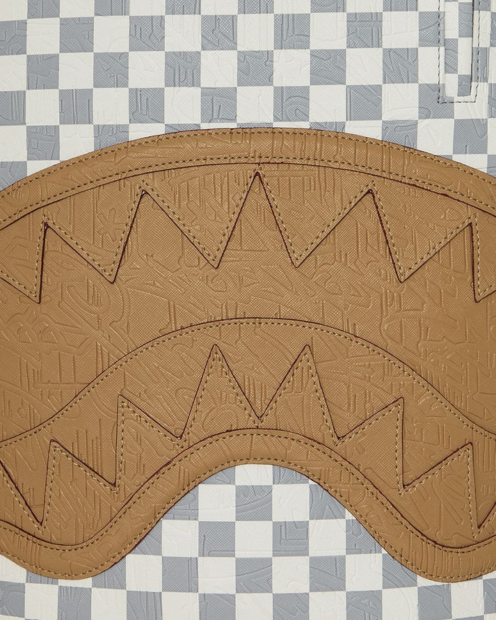 Sprayground zaino EMBOSSED CREAM CHECK B8593
