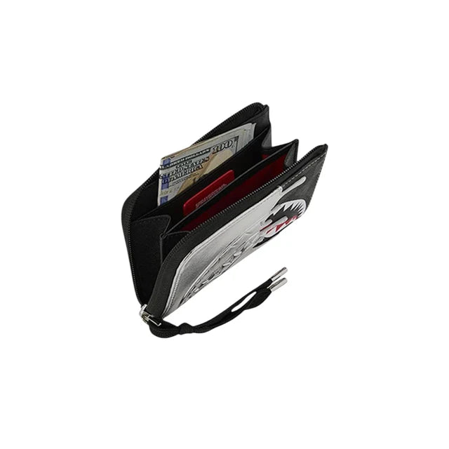 Sprayground donna portafoglio SILVER SIDE DRIP WALLET 8931